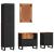 Set mobilier de baie, 4 piese, lemn masiv de acacia GartenMobel Dekor
