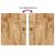 Set mobilier de baie, 5 piese, lemn masiv de mango GartenMobel Dekor