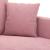 Set de canapele cu perne, 2 piese, roz, catifea GartenMobel Dekor