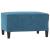 Set de canapele cu perne, 3 piese, albastru, catifea GartenMobel Dekor