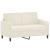 Set de canapele, 3 piese, crem, catifea GartenMobel Dekor