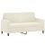 Set de canapele, 3 piese, crem, catifea GartenMobel Dekor