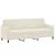 Set canapea 2 piese, crem, catifea GartenMobel Dekor