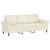 Set de canapele cu perne, 4 piese, crem, catifea GartenMobel Dekor