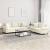 Set de canapele cu perne, 2 piese, crem, catifea GartenMobel Dekor