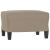 Set de canapele cu perne, 4 piese, gri taupe, microfibră GartenMobel Dekor