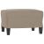 Set de canapele cu perne, 3 piese, gri taupe, microfibră GartenMobel Dekor