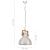 Lampă suspendată industrială 25 W, argintiu, 40 cm, E27, rotund GartenMobel Dekor