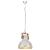 Lampă suspendată industrială 25 W, argintiu, 40 cm, E27, rotund GartenMobel Dekor
