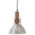 Lampă suspendată industrială, 25 W, argintiu, rotund, 19 cm E27 GartenMobel Dekor