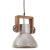 Lampă suspendată industrială, 25 W, argintiu, rotund, 19 cm E27 GartenMobel Dekor