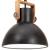 Lampă suspendată industrială, negru, 40 cm, 25 W, rotund, E27 GartenMobel Dekor