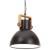 Lampă suspendată industrială, negru, 40 cm, 25 W, rotund, E27 GartenMobel Dekor