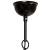 Lampă suspendată industrială, negru, 40 cm, 25 W, rotund, E27 GartenMobel Dekor