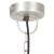 Lampă suspendată, 25 W, argintiu, rotund, 48 cm, E27 GartenMobel Dekor