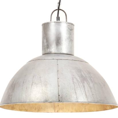 Lampă suspendată, 25 W, argintiu, rotund, 48 cm, E27 GartenMobel Dekor