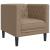 Set canapele Chesterfield cu 3 locuri, cappuccino, piele eco. GartenMobel Dekor