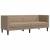 Set canapele Chesterfield cu 3 locuri, cappuccino, piele eco. GartenMobel Dekor