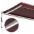 Copertina retractabilă automat cu LED, vișiniu, 500x350 cm GartenMobel Dekor