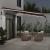 Copertina retractabilă automat cu LED, vișiniu, 500x350 cm GartenMobel Dekor