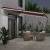 Copertina retractabilă manual cu LED, maro, 600x350 cm GartenMobel Dekor