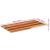 Blat de masă, 120x60x(2,5-2,7) cm, lemn masiv acacia GartenMobel Dekor