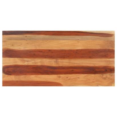 Blat de masă, 120x60x(2,5-2,7) cm, lemn masiv acacia GartenMobel Dekor