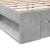 Cadru de pat cu sertare, gri beton, 120x200 cm, lemn prelucrat GartenMobel Dekor