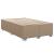 Pat box spring cu saltea, cappuccino, 120x200cm piele ecologică GartenMobel Dekor