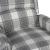 Fotoliu de masaj rabatabil, alb gri, material textil GartenMobel Dekor