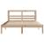 Cadru de pat fără saltea, 120x200 cm, lemn masiv pin GartenMobel Dekor