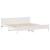 Cadru de pat fără saltea, alb, 180x200 cm, lemn masiv pin GartenMobel Dekor