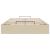 Cadru de pat otoman fără saltea cremă 120x190 cm țesătură GartenMobel Dekor