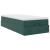 Cadru de pat otoman cu saltea verde închis 80x200cm catifea GartenMobel Dekor