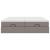 Cadru de pat otoman cu saltele Taupe 160x200cm Material GartenMobel Dekor