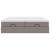 Cadru de pat otoman cu saltele Taupe 180x200cm Material GartenMobel Dekor