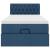 Pat otoman cu saltea țesătură albastră 90x200 cm GartenMobel Dekor