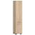 Dulap baie tip coloana cu 2 usi si 5 rafturi, PAL laminat, 30x30x140 cm, stejar sonoma Household NewTrend
