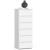 Comoda cu 6 sertare, PAL laminat, 40x35x109 cm, alb mat Household NewTrend