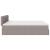 Cadru de pat otoman cu saltele Taupe 160x200cm Material GartenMobel Dekor