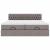 Cadru de pat otoman cu saltele Taupe 180x200cm Material GartenMobel Dekor
