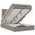 Cadru de pat otoman cu saltea Taupe 120x200cm Material GartenMobel Dekor