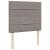 Cadru de pat otoman cu saltea Taupe 120x200cm Material GartenMobel Dekor