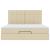 Cadru de pat otoman cu saltea crem 180x200cm stofa GartenMobel Dekor