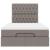 Cadru de pat otoman cu saltea Taupe 120x190 cm Material GartenMobel Dekor