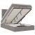 Cadru de pat otoman cu saltea Taupe 120x190 cm Material GartenMobel Dekor