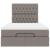 Cadru de pat otoman cu saltea Taupe 120x200cm Material GartenMobel Dekor