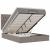 Cadru de pat otoman cu saltea Taupe 140x190cm Material GartenMobel Dekor