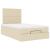 Cadru de pat otoman cu saltea crem 120x200cm stofa GartenMobel Dekor