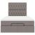 Cadru de pat otoman cu saltea Taupe 120x200cm Material GartenMobel Dekor